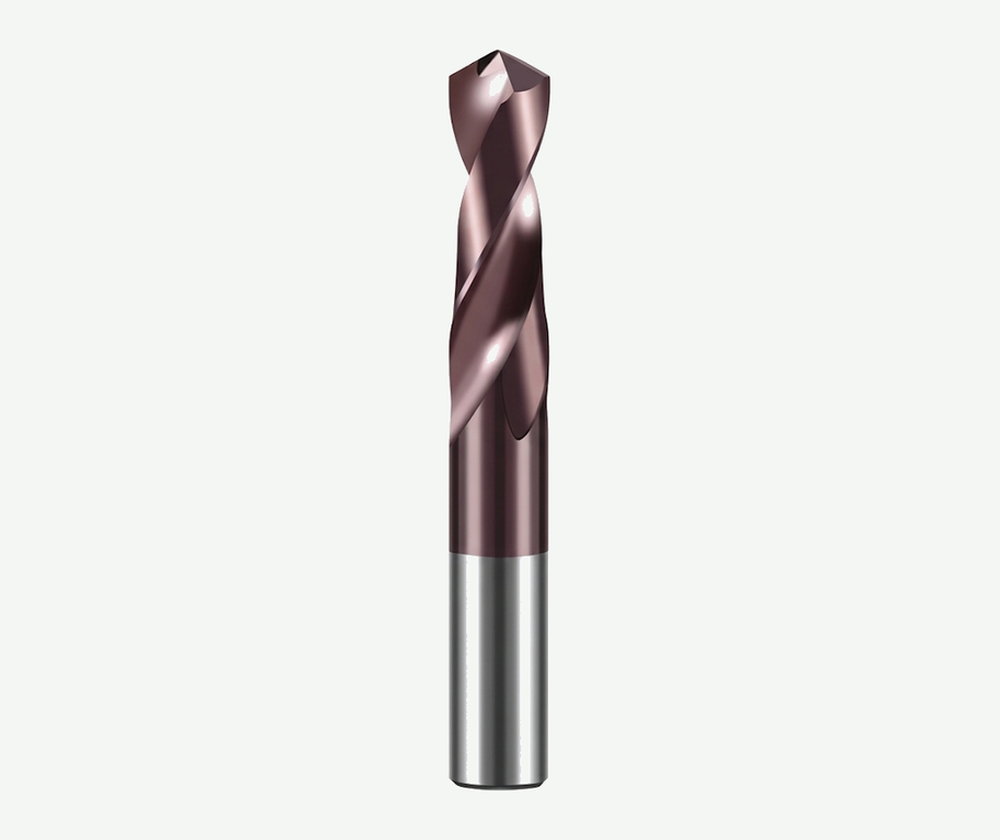 Carbide drill that sets the pre-hole a reamer will inherit