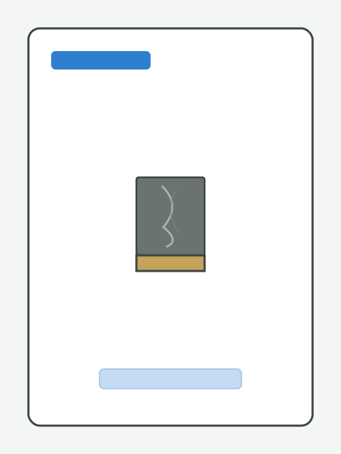 Illustration: Non-scale square tip schematic of a solid carbide end mill