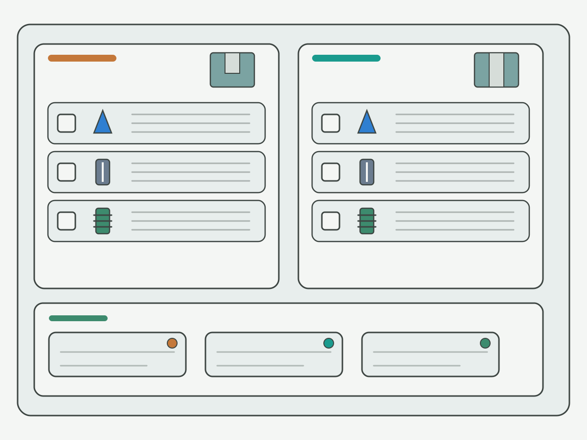 Illustration: Blind versus through hole process checklist covering drill, ream, and tap notes with RFQ input fields