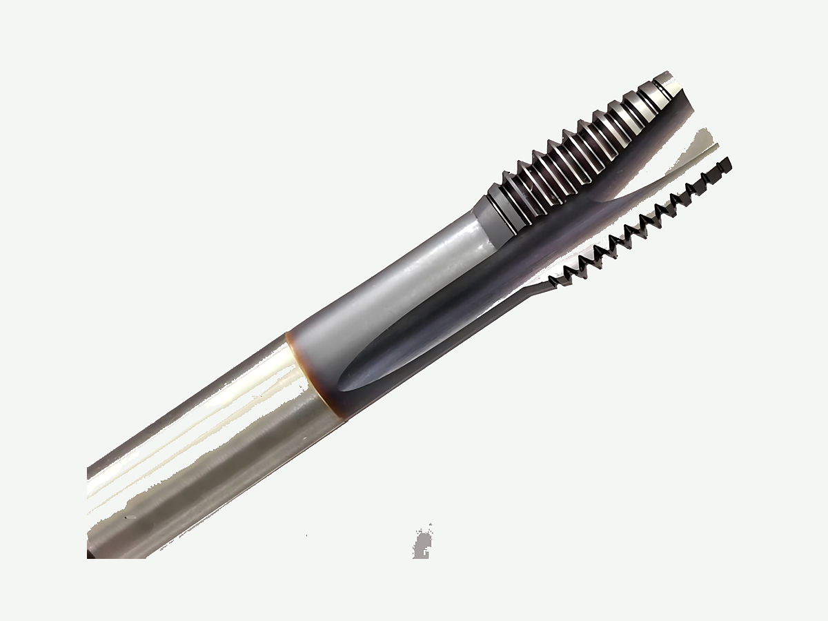 Solid carbide thread mill for CNC internal threading (product photo; no price or life claims on image)